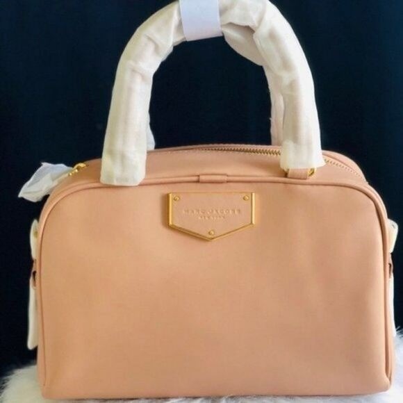 Marc Jacobs Voyager Leather Mini Satchel, Luxury Italian Leather, Pink, NWT - Picture 7 of 16